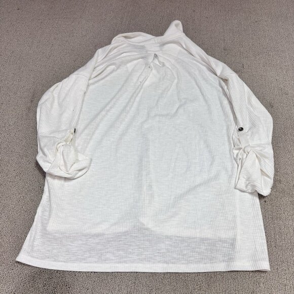 Doe + Rae Sweater Ivory Lightweight Long Sleeve Pullover Women’s Size Medium NWT - Picture 9 of 11